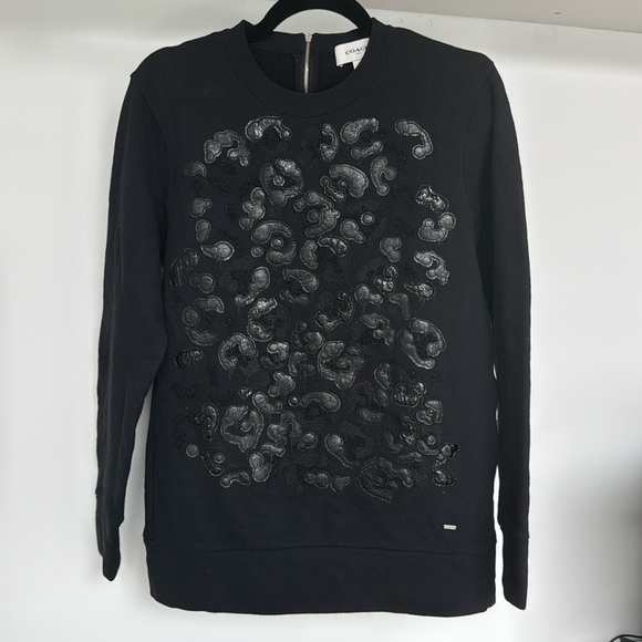 Coach Black Sweatshirt - Picture 1 of 5